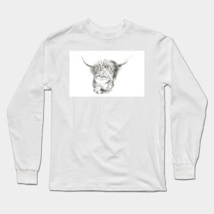 honey the scottish highland cow Long Sleeve T-Shirt